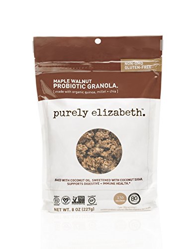 purely elizabeth Probiotic Gluten Free Granola, Maple Walnut, 3 Count
