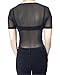 Women's Short Sleeve Long Sleeve Bodycon Clubwear Sheer Pure Mesh Tops T Shirts