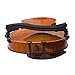 Branger Violin Shoulder Rest for 1/2 and 1/4 Size, with Collapsible and Height Adjustable Feet, Including a Violin Practice Mute