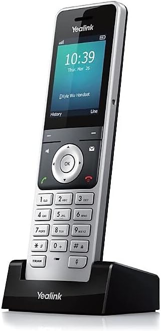 Yealink W56H Wireless IP DECT Handset with 2.4 inch Display 5 SIP