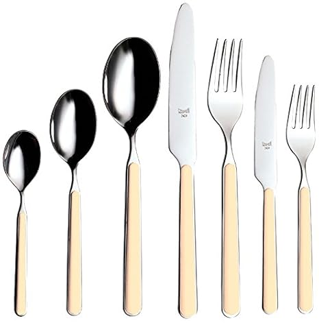 Mepra 10L622042 - Cubertería especial unificada, color blanco: Amazon.es: Hogar