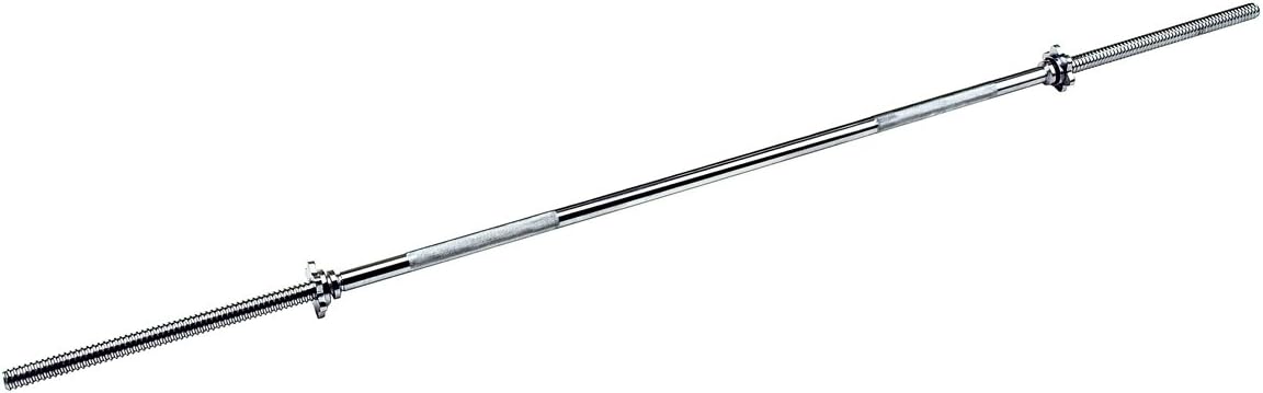Movi Fintess BF180 Barbell Threaded, Silver