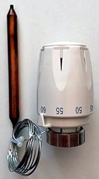 Thermostatkopf mit Fernfühler und 2m Kapillarrohr M30x1,5