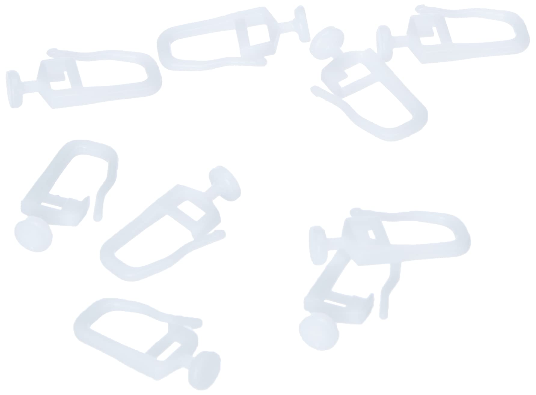 Gardinia Folding Gliders with Glider Head Diameter 7 mm White 50