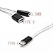 2 in 1 USB C Type C to 3.5mm Audio Jack Headphone Adapter and Charger Charging Cable for Motorola Moto Z Droid, Motorola Moto Z2, BlackBerry KEYone Black