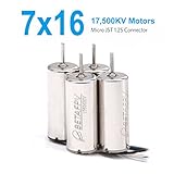 BETAFPV 7x16mm 17500KV Brushed Motors with JST-1.25 Connector 2CW 2CCW for Micro Whoop Beta65S frame or Eachine E011 etc