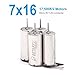 BETAFPV 7x16mm 17500KV Brushed Motors with JST-1.25 Connector 2CW 2CCW for Micro Whoop Beta65S frame or Eachine E011 etc