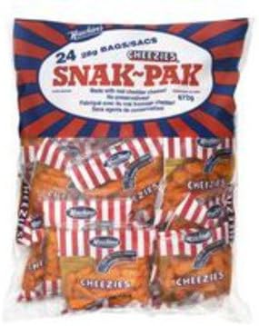 Hawkins Cheezies Snak-Pak 24-24 gram bags 576 gram total - {Imported from Canada}