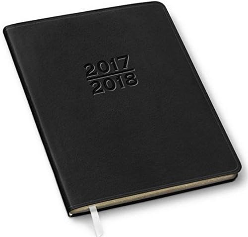 2017-2018 18-Month Weekly Large Professional Black Cambridge Planner Calendar
