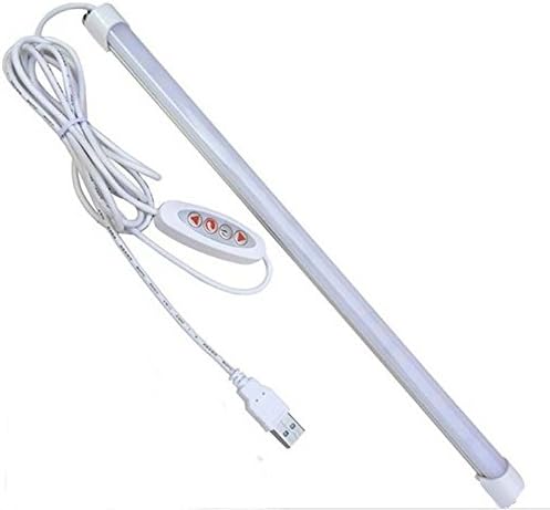 Under Cabinet Lighting BHCLIGHT USB Powered LED Dimmable¨Max 700lm,20inch,White,74 led Reading Strip light 3 Color Temperature For Reading Under Counter/ Kitchen/Closet//Storage Shelf Lighting