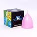 Super Jennie Menstrual Cup - Large Capacity Period Cup for Heavy Flow, Sensitive Bladder Users, Soft, Flexible, Tampon Pad Alternative - Small Pink