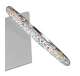 Bangle Bracelet for Women with Rhinestone Crystals - 3 rows of Beautiful Sparkly Rhinestones - AB Crystals