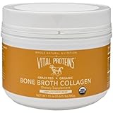 Vital Proteins Organic, Grass-Fed Beef Bone Broth Collagen, 10 oz Canister - Defend your gut with natural amino acids + hyaluronic acid for joint health