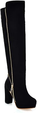 botas negras largas mujer