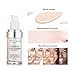 TLM Colour Changing Foundation for Different Skin Tone, Foundation Makeup Base Nude Face Liquid Full Coverage Concealer, TLM Concealer Cover Cream,Great Gifts (1P)
