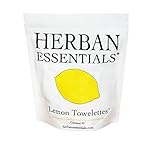 Herban Essentials Lemon Towelettes 20 Count