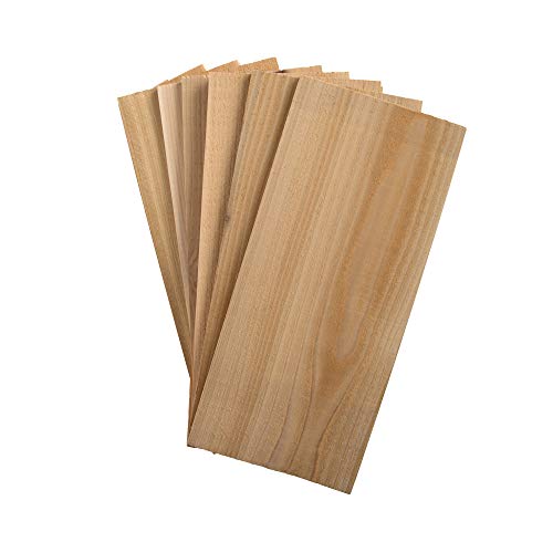 6 Pack Cedar Grilling Planks - Adds Smoky Cedar Flavor to Salmon, Chicken, Veggies More.