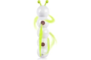 Wooswen Teasing Cat Toy Intelligent Interactive USB Charging Earthworm Pole Tail Automatic Popping Hole