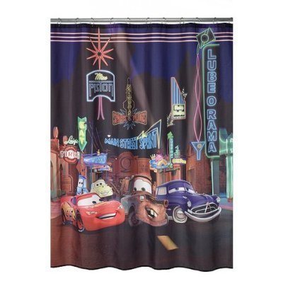 Disney Pixar Cars Shower Curtain Amazon Co Uk Kitchen Home