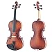 Mendini by Cecilio 1/4 Violin Set For Beginners - Hand Carved Acoustic Violins Kit - Fiddle Solid Wood Kit with Hard Case, Bow, Rosin, Shoulder Rest and Extra Strings