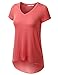 URBANCLEO Womens Hi-Lo Lightweight Jersey T-shirt (PLUS Size Available)