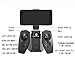 Quadcopter with Camera FPV Drone - Coolmade (2017 New Frame) Mini Drone FY603 WiFi Video Quadcopter 2.4G 4CH 6Axis Flying RC Quad Copter for Altitude Hold and Hand Launching/ Black(2 Battery)