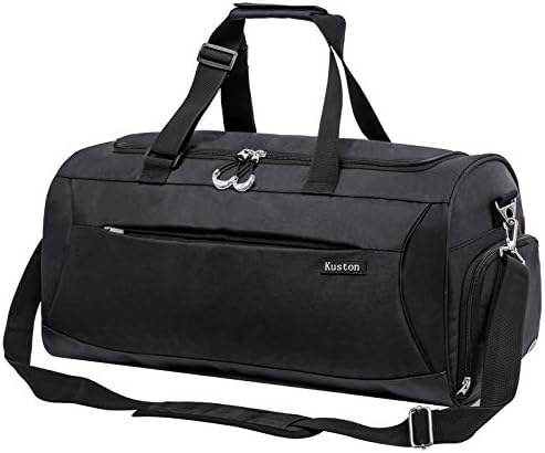 Kuston Sports Gym Bag with Shoe Compartment&Wet Pocket,Travel Duffel bag,We Kuston Sports Gym Bag with Shoe Compartment\u0026Wet Pocket,Travel