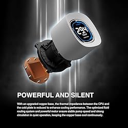 GAMDIAS Aura GL360 Digital WH AIO PC CPU Liquid