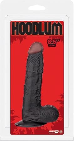 Nanma Hoodlum 21,5 cm Realistischer Dong schwarz, 1er Pack (1 x 1 Stück)