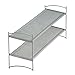 Lynk Vela Stackable Shoe Shelves 2 Tier - Shoe Rack Shelf - Platinum