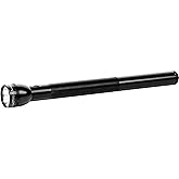 Maglite ML300L LED 6-Cell D Flashlight, Adjustable Focus, Long Battery Life, Water-Resistant, Tactical and Emergency Use – Bl