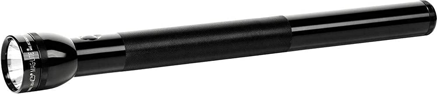 Mag-Lite 6 D-Cell Flashlight, Aluminium, Black, 694 lm