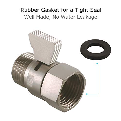 Water Flow Control Valve, Angle Simple Brass Shut Off Valve for