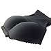 Coromose Womens Abdomen Padded Seamless Hip Enhancer Shaper Panties Underwear (XL, Black)