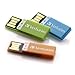 Verbatim 4GB Clip-IT USB 2.0 Flash Drive 3 Pack, Orange, Blue, Green 97563