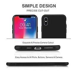 FZZSZS Slim Thin Black Case for Infinix Hot 11
