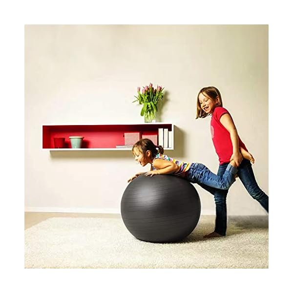 TOPLUS-Exercise-Ball-Gym-Ball-Supports-2200lbs-Yoga-Ball-Anti-Burst-Extra-Thick-Swiss-Ball-with-Quick-Pump-Birthing-Ball-for-Yoga-Pilates-Fitness-Pregnancy-Labour TOPLUS Exercise Ball, Gym Ball Supports 2200lbs Yoga Ball Anti-Burst & Extra Thick, Swiss Ball with Quick Pump Birthing…