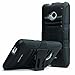 i-Blason for HTC One (M7, 2013 Release 4.7 Inch) Transformer Prime Series Dual Layer Armored Hybrid Case with Kick Stand (Black)