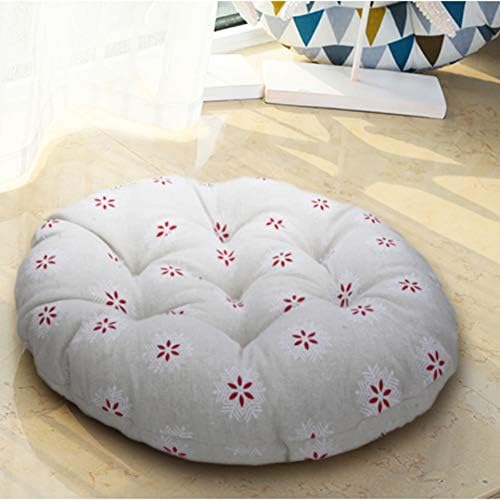XMZDDZ Thicken Round Chair Cushion,Tatami Office Chair Cushion Chair Pads Floor Mat Seat Cushion for Garden Living Room Pads-N diameter58cm(23inch)