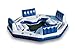 Intex Pacific Paradise Relaxation Station Water Lounge 4-Person River Tube Raft