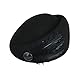 Voberry® Women's French Beret Beanie Cocktail Pillbox Hat Fancy Wool Elegant Cap (Black)