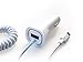 New Rapid Fast Dual USB Car Charger for Apple iPhone X 8 8+ 7 7 Plus 6 6S 6+ 6S+ SE 5 5S iPad Air - 5v=2.4A - White with Red LED