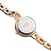 GEORGE SMITH 22 mm Austrain Crystals Rose Gold Dial Women's Wrist Watch for Ladies with Stainless Steel Band
