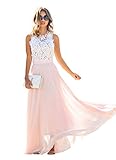 Doreen Women's Vintage Chiffon Dresses Formal Prom Evening Party Gown Engagement Bridesmaids Wedding Dress