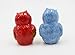 Cosmos Gifts 10907 Owl Couple Salt and Pepper Set, 3-Inch, Blue