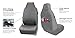 FH Group Royal PU Breathable Leather High Back Bucket Font Set Car Seat Covers, Airbag Compatible - Universal Fit for Cars Trucks and SUVs (Gray)