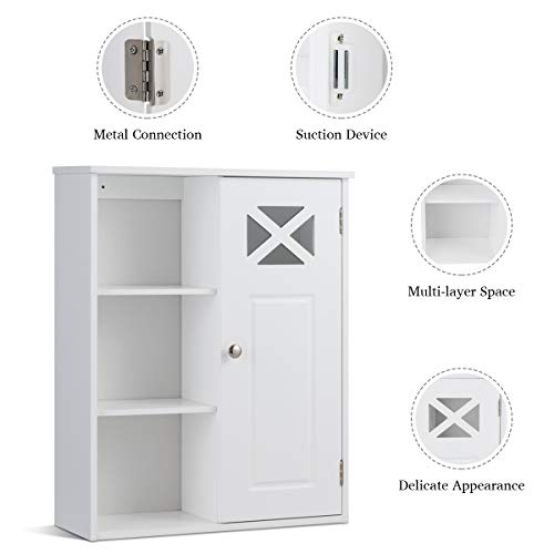 6 Tangkula+Bathroom+Wall+Mounted+Multipurpose+Organizer