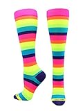 TCK Sports Krazisox Rainbow Stripes Over the Calf Socks