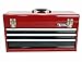 Excel TB133A-Red 21-Inch Portable Steel Tool Box, Red