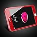 Red Screen Protector for iPhone 7 Plus, Anskp Soft Edge Tempered Glass Screen Protector Full Coverage for iPhone 7 Plus